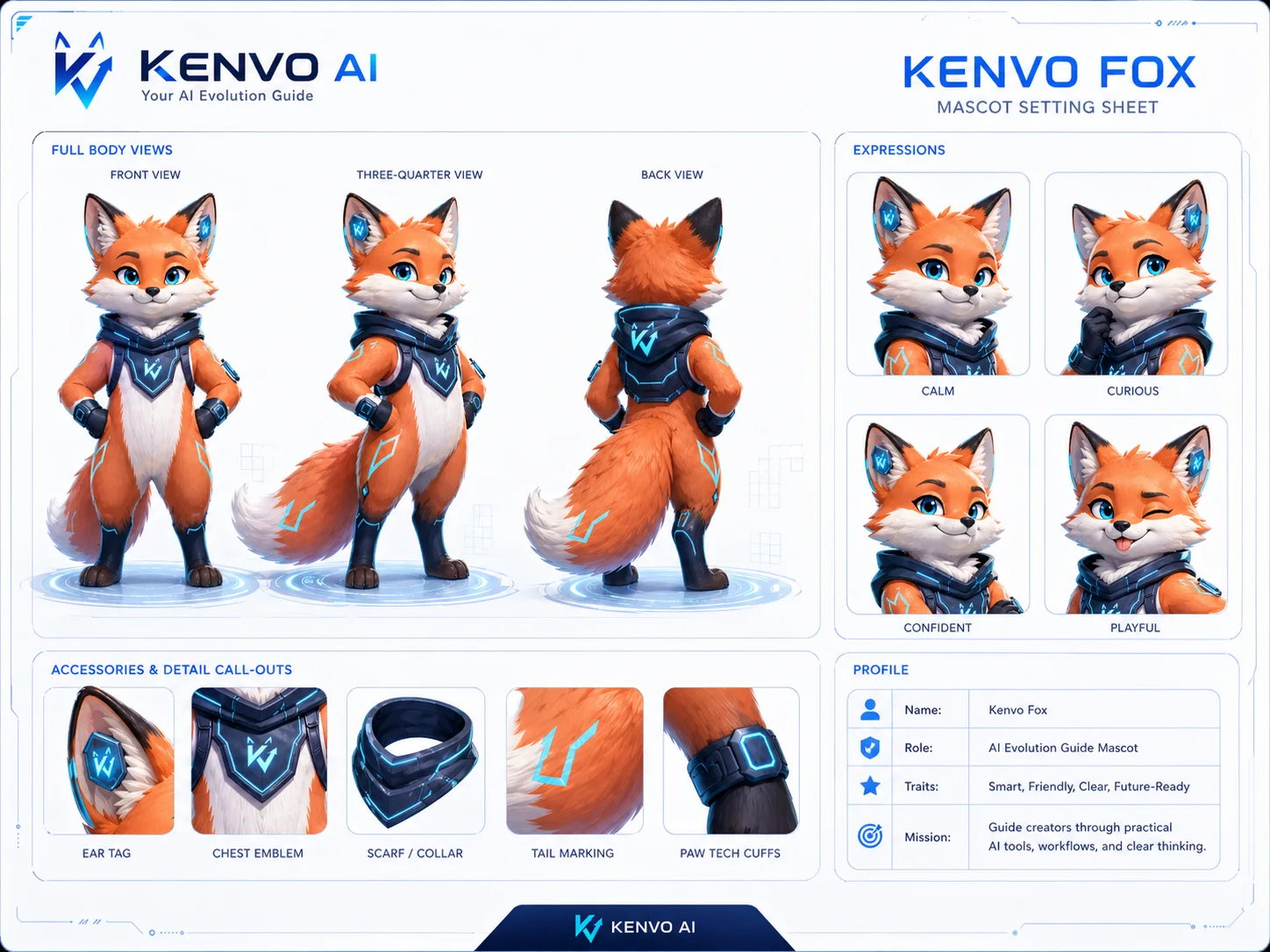 Kenvo Fox 角色设定表